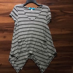 Black and white stripped top